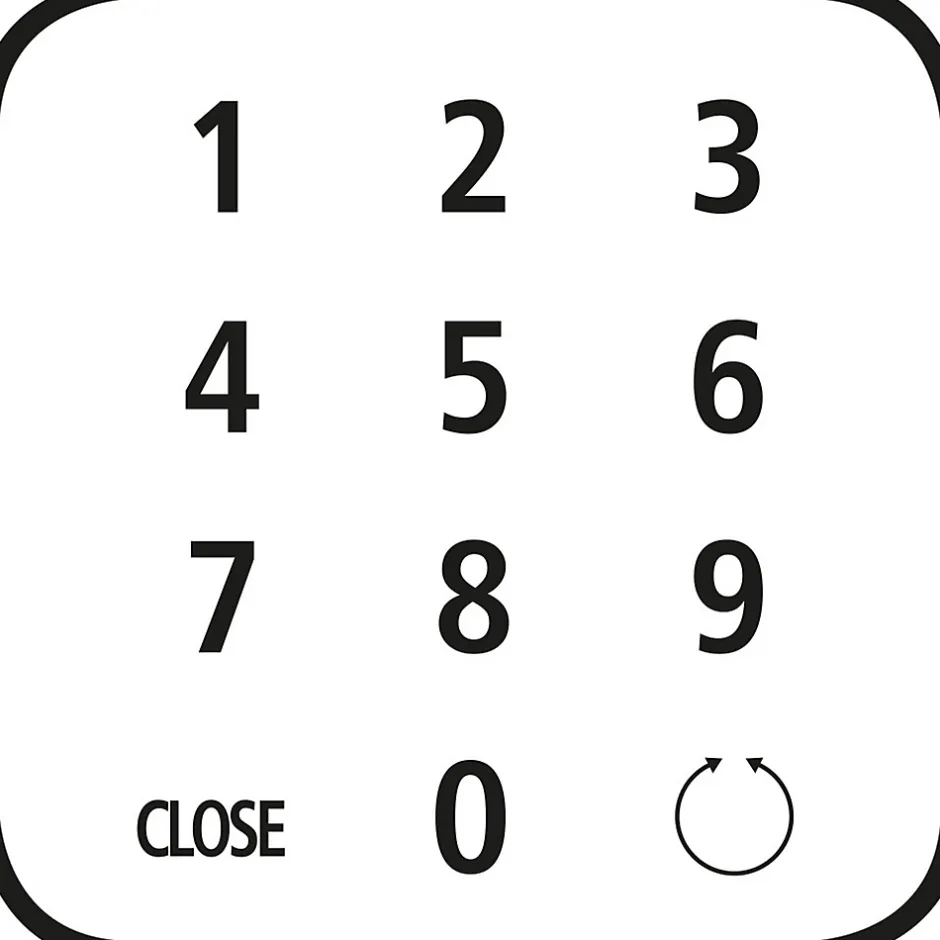 Cylindre électronique Burg Wächter secuEntry Easy+ 7602 FP et clavier^Burg-Wachter Clearance