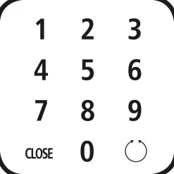 Cylindre électronique Burg Wächer secuEntry Easy 7601 PIN et clavier-Burg-Wachter Discount