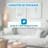 Cylindre électronique de serrure connecté étanche -13 double à badge rfid mifare-LOCKY Discount