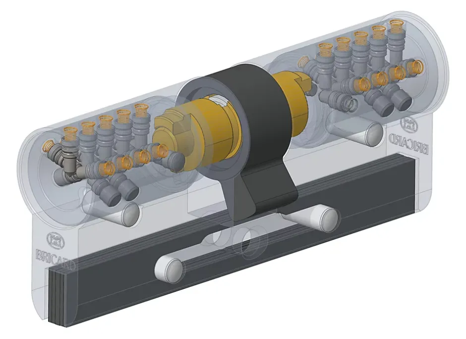 Cylindres débrayables Chifral x40 L.40x50 mm-Bricard Best