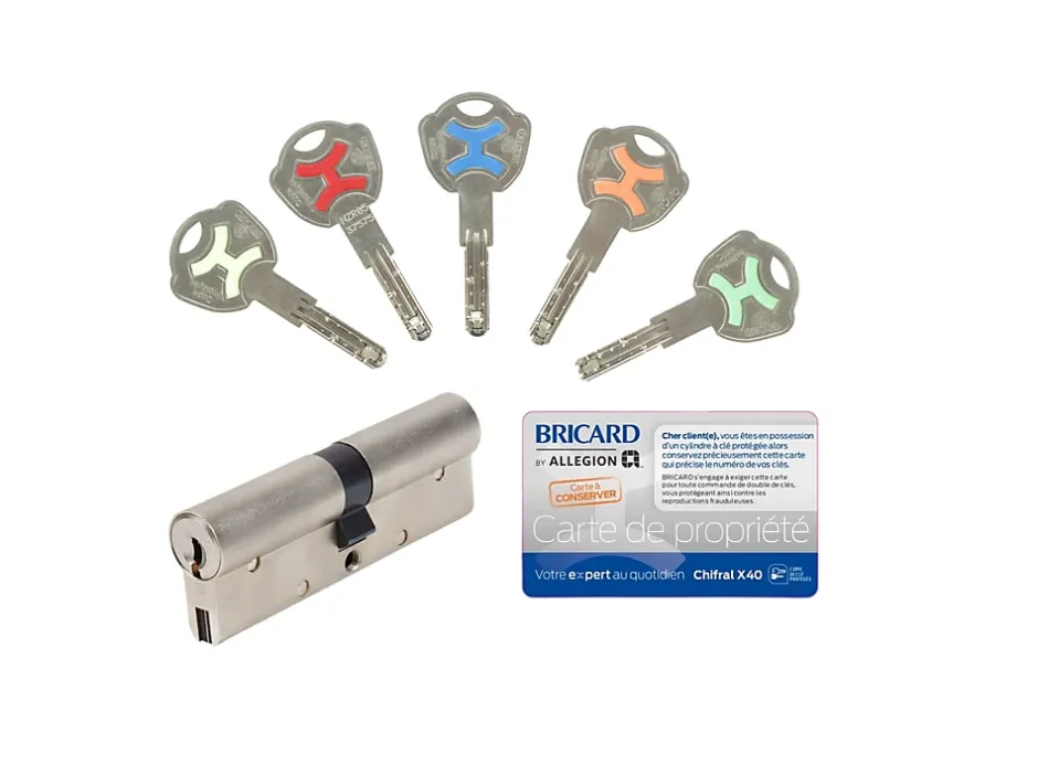 Cylindres débrayables Chifral x40 L.40x50 mm-Bricard Best