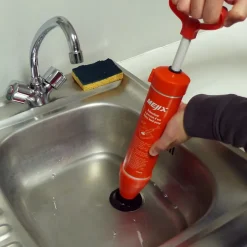 Déboucheur à pression 150mm Rouge-Mejix New