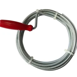 Déboucheur à ressort 3m acier 50mm D.6mm- Sale