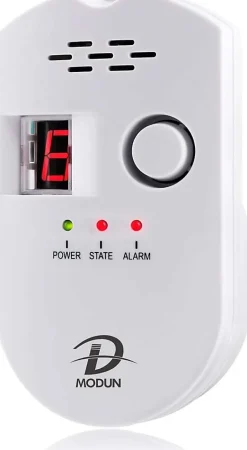 Detecteur de gaz naturel. gpl et charbon alarme sonore affichage led modele brj-502 - D MODUN^Generique Clearance