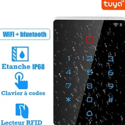 Digicode connecté wifi de portail et portillon pilotable par téléphone-Automatisme Passion Best