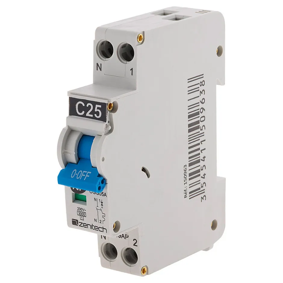 Disjoncteur 25A PH/N - NF --Zenitech Best