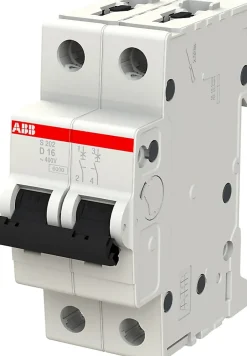 Disjoncteur bipolaire courbe D 16A^ABB New