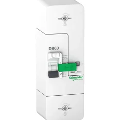 Disjoncteur branchement phase + neutre 60A fixe 500mA sélectif Resi9-Schneider Electric Discount
