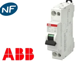 Disjoncteur modulaire phase neutre 40A 4.5kA à vis-ABB Best