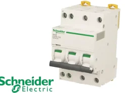 Disjoncteur modulaire tétrapolaire compact Schneider Acti9 iC40N 16A courbe C-Schneider Electric Hot