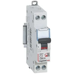 Disjoncteur Phase + neutre 2A^Legrand
