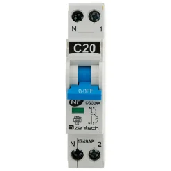 Disjoncteur PH/N 20A cumulus + chauffe-eau^Zenitech Hot