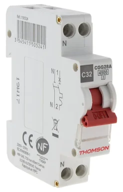 Disjoncteur PH+N 32A NF 4,5KA^Thomson Hot