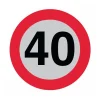 Disque adhésif diam 200 limitation de vitesse 40 km/h^Lem Select Hot