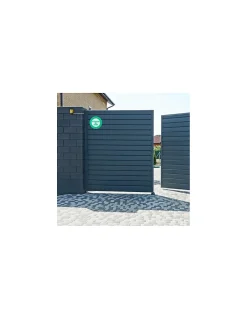 Disque de signalisation Attention au chien, polystyrène rigide adhésif, diamètre 180mm -^Thirard Clearance