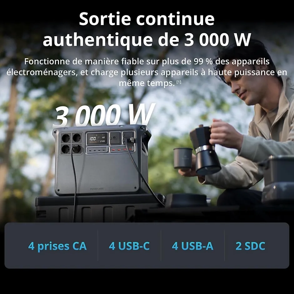 Power 2000 station d'alimentation portable-DJI Discount