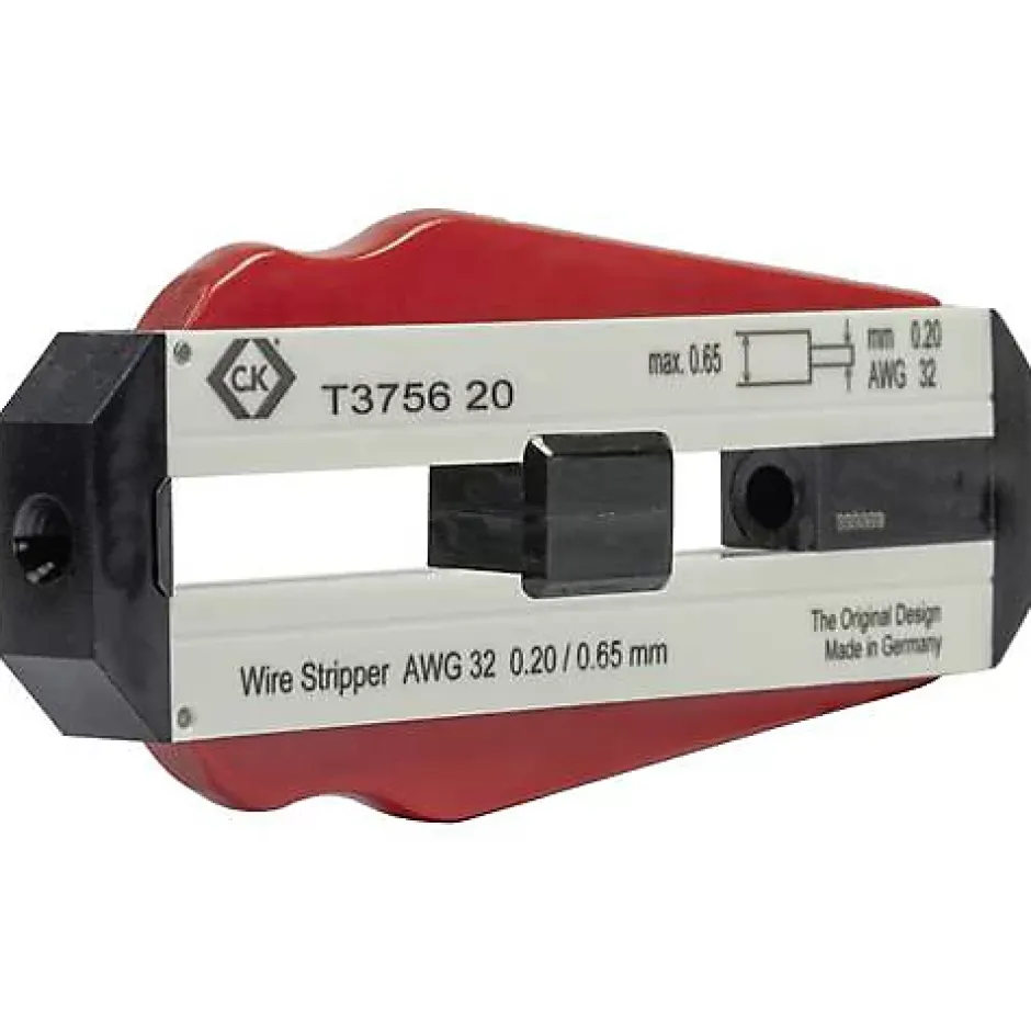 Dénudeur de fil C.K T3756 0,20 mm pour fils PVC et PTFE, lame en acier trempé-V33 Clearance