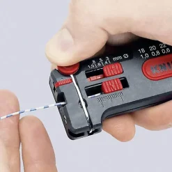Dénudeur de fils Knipex 12 80 040 - Mini modèle 100mm pour câbles en cuivre-D44 Sale
