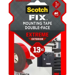 Double face extérieur Extrême 19 mm x 5 m noir, 13 kg^Scotch Sale