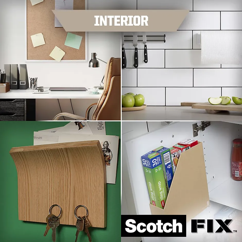 Double face intérieur 3M 19 mm x 5 m blanc, 7 kg^Scotch New