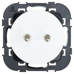 Double interrupteur à manette Espen blanc à composer^Jacobsen New