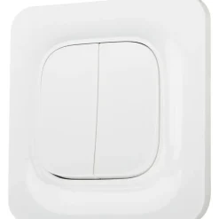 Double interrupteur Kennet blanc complet^Jacobsen Outlet