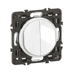 Double interrupteur va-et-vient Céliane 10A blanc^Legrand