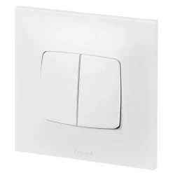 Double poussoir Neptune Blanc-Legrand New