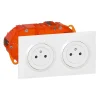 Double prise 2 pôles + terre Dooxie^Legrand Clearance