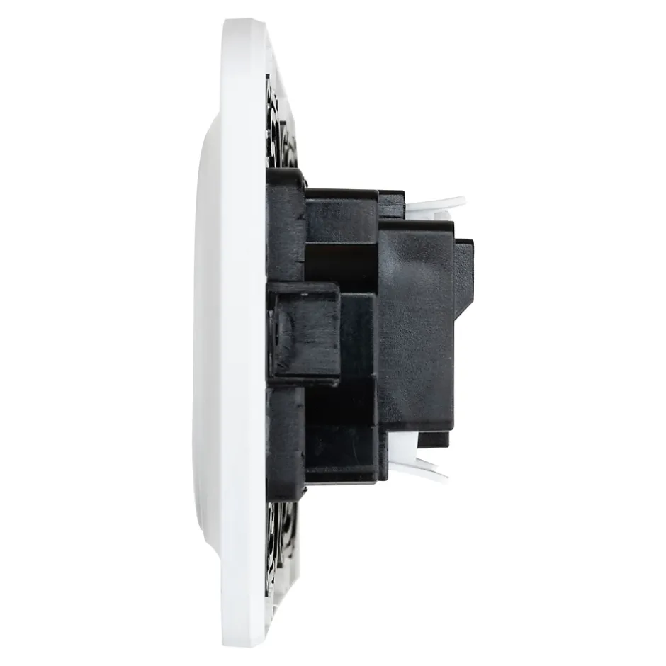 Double prise avec terre prêt câblée Espen blanc composable-Jacobsen Best