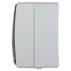 Double prise avec terre étanche en saillie gris complet^ New