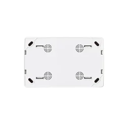 Double prise monobloc en saillie Sigurd blanc complet-Jacobsen Online