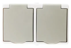 Double prise 2P+T étanche IP54 --Zenitech Best