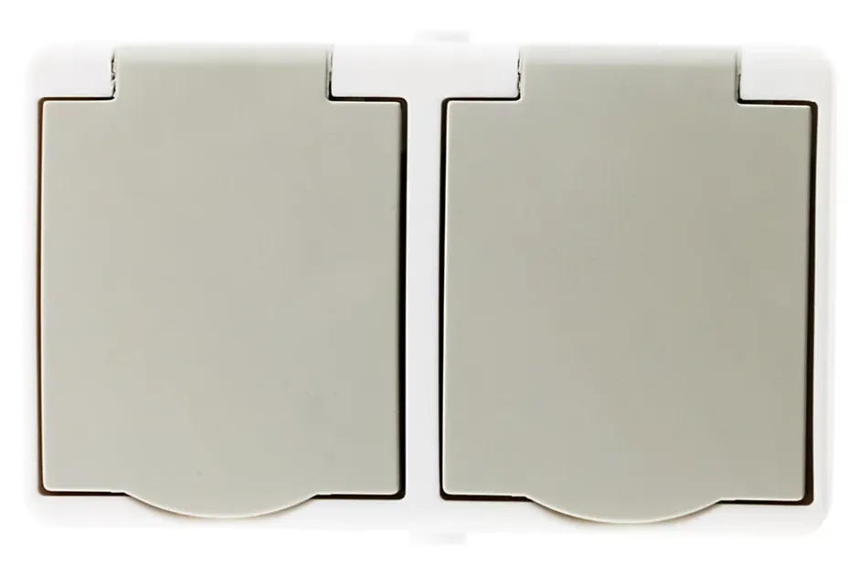 Double prise 2P+T étanche IP54 --Zenitech Best