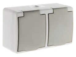 Double prise 2P+T étanche IP54 --Zenitech Best