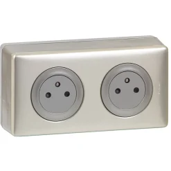 Double prise saillie Céliane titane^Legrand Clearance