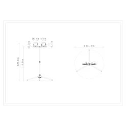 Double projecteurs de travail filaire sur trépied 20W^ Clearance