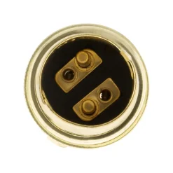 Douille À Baïonnette B22. 150 W. Coloris Or Acier Laitonné 1 Bague^Zenitech Online