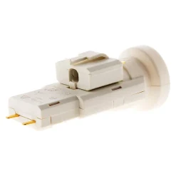 Douille avec Fiche DCL 6A 250V B22 - Blanc --Zenitech Outlet