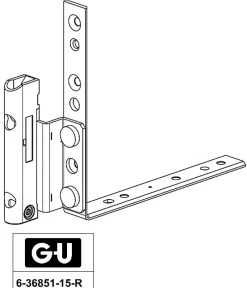 Douille contre-coudée UNI-JET M6 sans frein droite - - 6-36851-15-R-1-Ferco Clearance