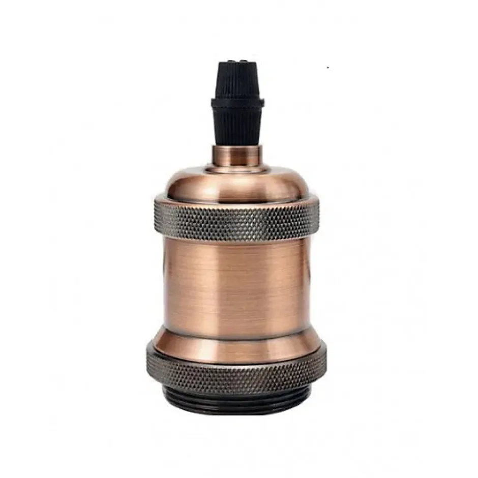 Douille Cuivre Brossé E27 - Ambiance Vintage-Lnd Sale