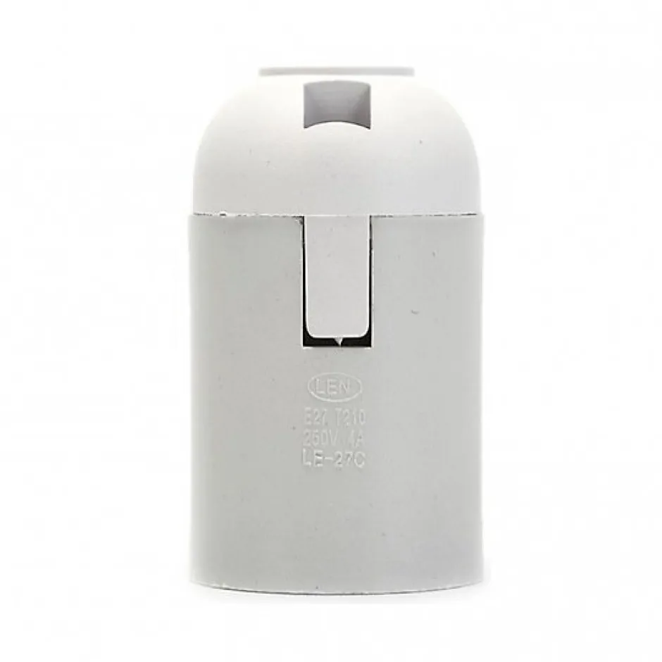 Douille E27 Blanche Montage Rapide Aucun Outil Requis-Lnd Outlet