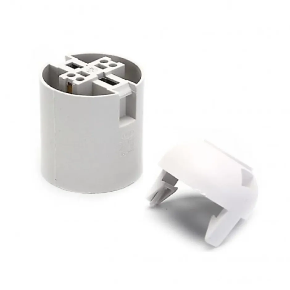 Douille E27 Blanche Montage Rapide Aucun Outil Requis-Lnd Outlet