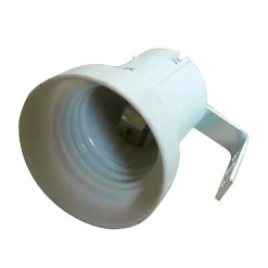 Douille E27 résine + patère équerre^Diall Best