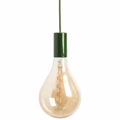 Douille E27 en céramique verte une création vintage pour votre lampe suspension^Lnd Discount