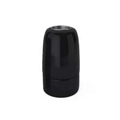 Douille E14 en Porcelaine Noire Vintage Élégance Rétro pour Illuminer Votre Intérieur-Lnd Discount