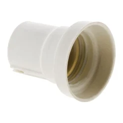 Douille E27 Résine Borne à vis - Blanc -^Zenitech
