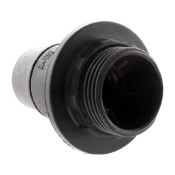 Douille E14 simple bague - Noir --Zenitech Clearance