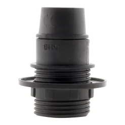 Douille E14 simple bague - Noir --Zenitech Clearance