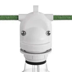 Douille E27 étanche IP65 à double sortie pour guirlande d'extérieur-Lnd Hot